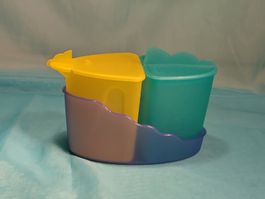 Tupperware Set, junge Welle, für Milch und Zucker