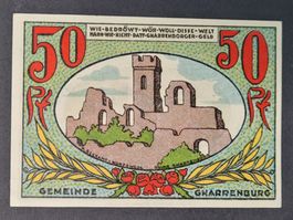 50 PFENNIG / GNARRENBURG ND (1921) (BANKFRISCH)