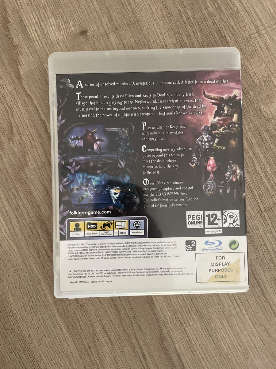 Spiele: Folklore Ps3 Promo Version – Gebraucht aus Hagendorn von masterchieff 1