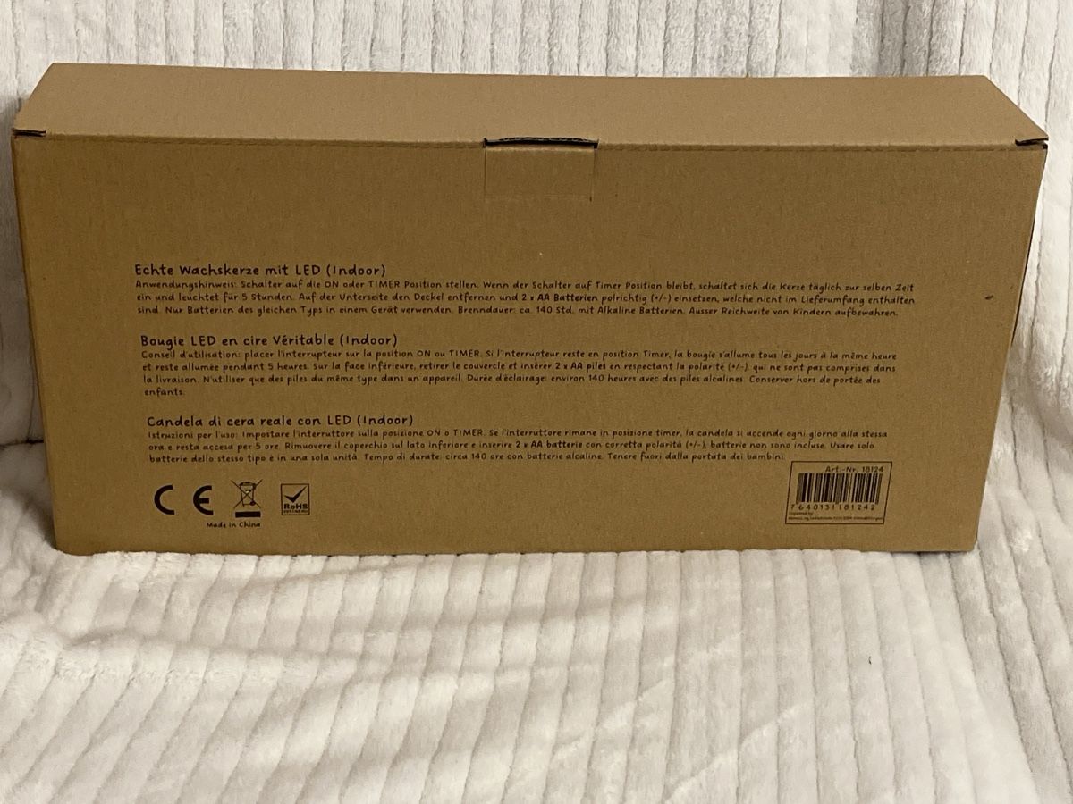 Bougies: LED Echtwachskerzen Set 4er mit Timer neu in OVP – Neuf avec emballage d'origine à Oberegg par MZ_DiesundDas 2