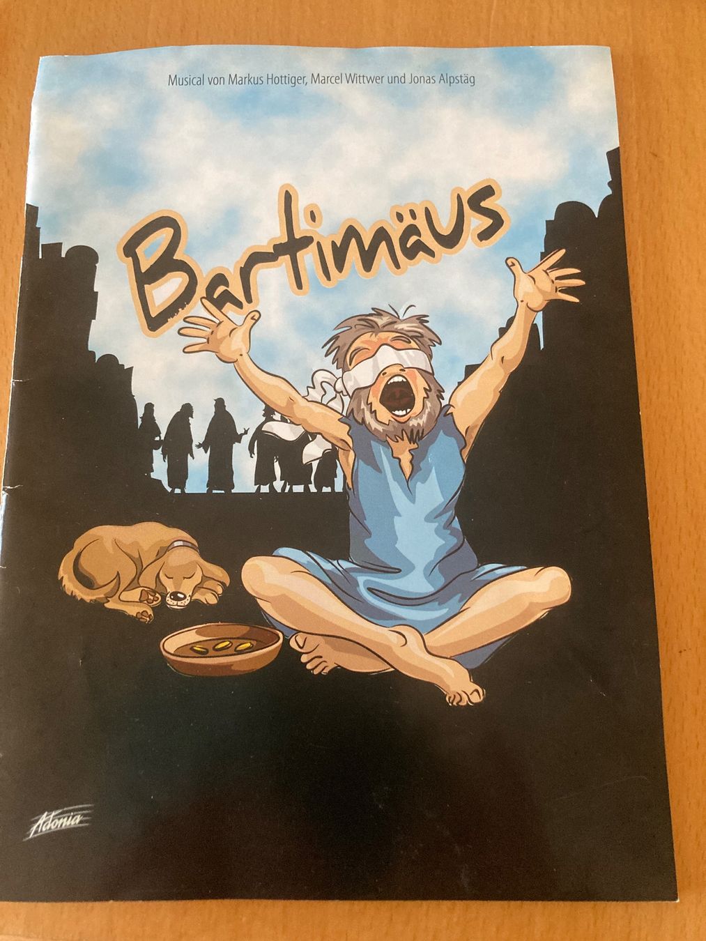 Libri: Lieder-/Theaterheft "Bartimäus" von Adonia – Usato da Gelterkinden venduto da froggy80