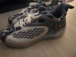 Sport schuhe Sneaker neu ovp grün blau weiss gr 41 gym joggi