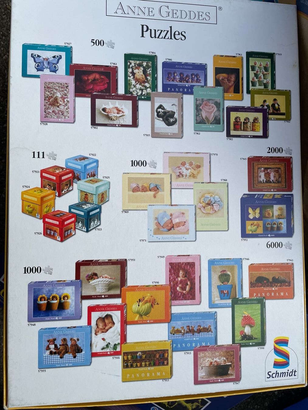 Puzzle: ANNE GEDDES PUZZLE  1000 – Usato da Zürich venduto da Sundaygirl 1