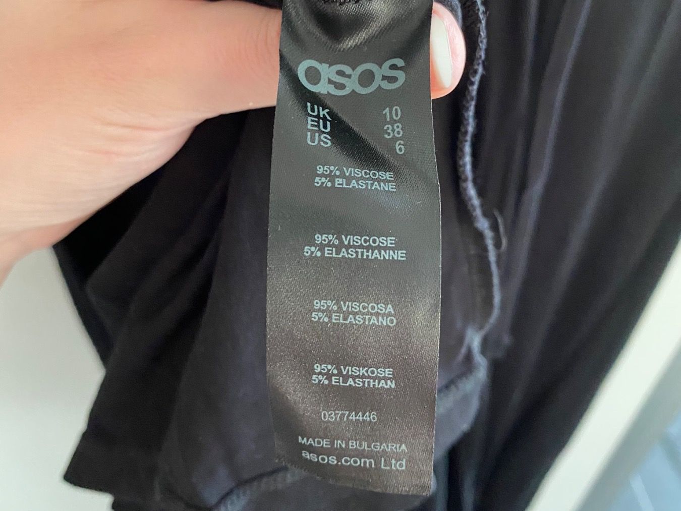 Asos Vestiti: Asos schwarzes Maxikleid mit Schlitz Gr. 38 – Nuovo (secondo la descrizione) da Baden venduto da CompraCaro 3