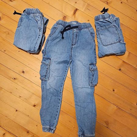3er Pack Cargo Jeans Gr. 152 Verbaudet Hosen