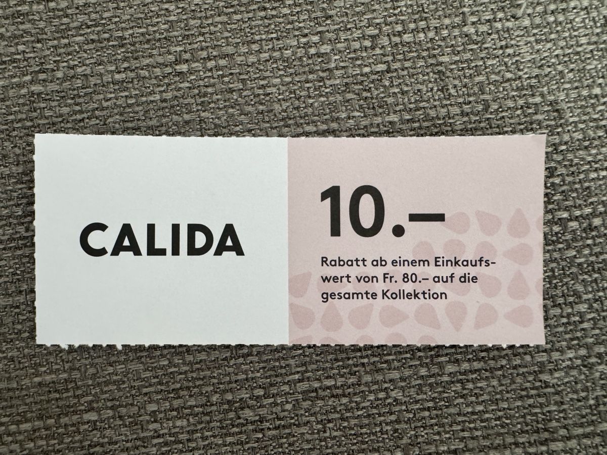 Gutscheine: CALIDA Rabatt | Zugerland – Neu und originalverpackt aus Sins von sum_lv6d