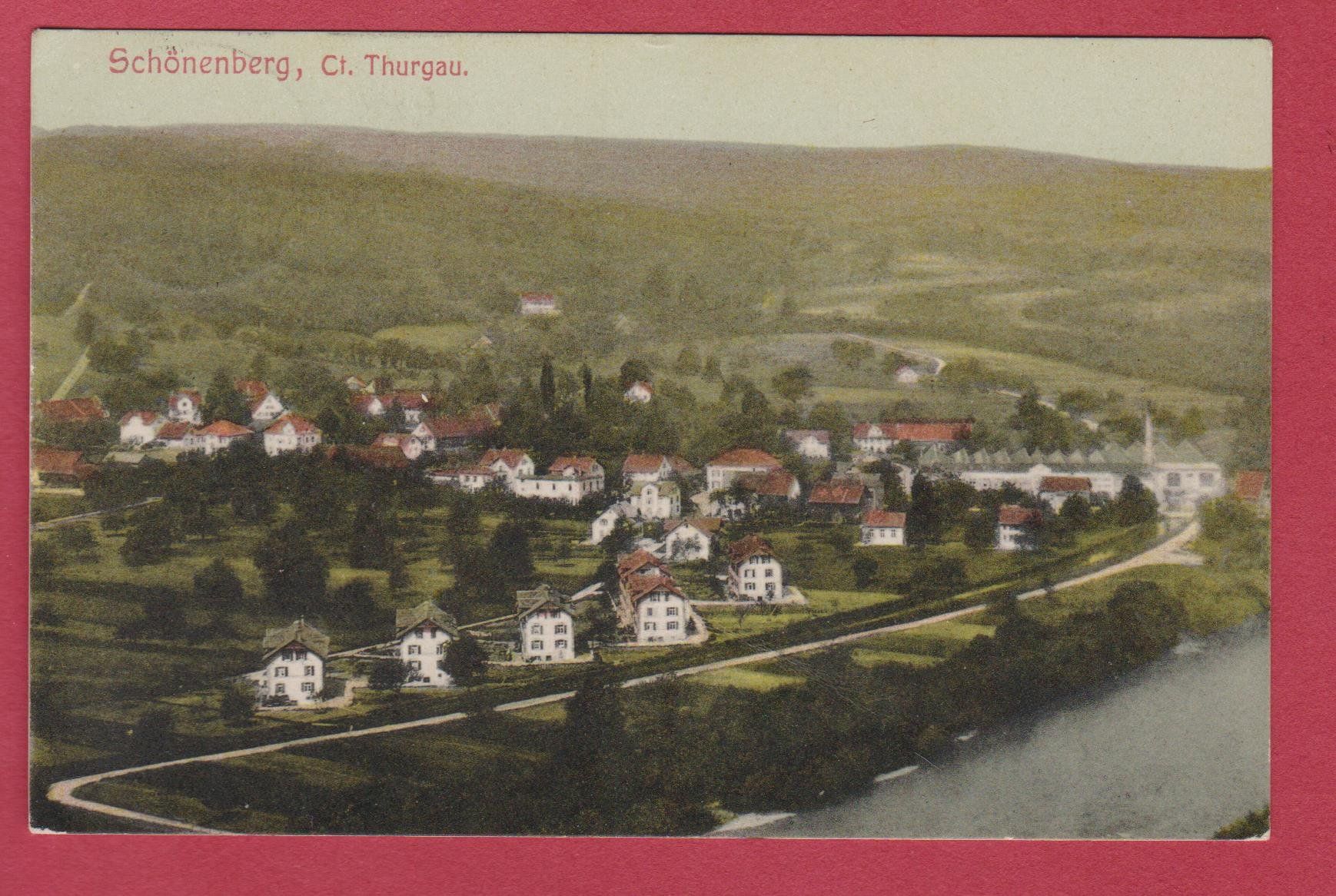 Cartoline postali: Schönenberg  TG   -   alte Ansichtskarte gest. 1906 – Usato da Vitznau venduto da Ropaku