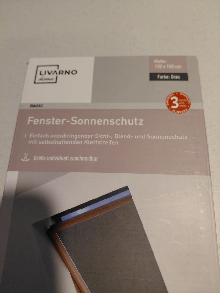 Griglie e Inferriate: Fenster Sonnenschutz - 130x150cm – Nuovo e nell'imballaggio originale da Grenchen venduto da lia51 1