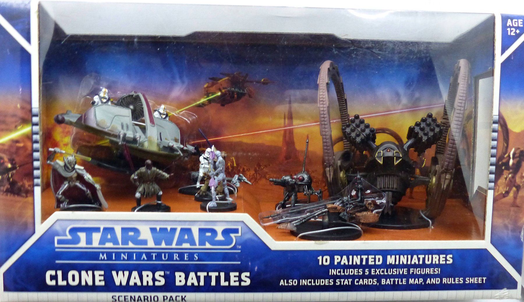 Star Wars Statuette: STAR WARS MINIATURES CLONE WARS BATTLES SCENARIO PACK 2008 – Nuovo e nell'imballaggio originale da Lugano venduto da YouWantUS 5
