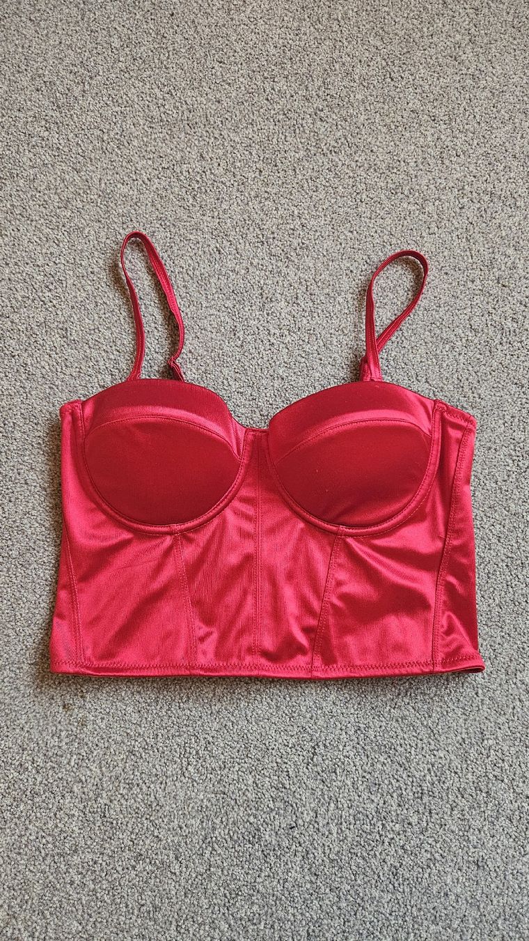 Tops: Rotes Top M – Gebraucht aus Sax von Kieselstei