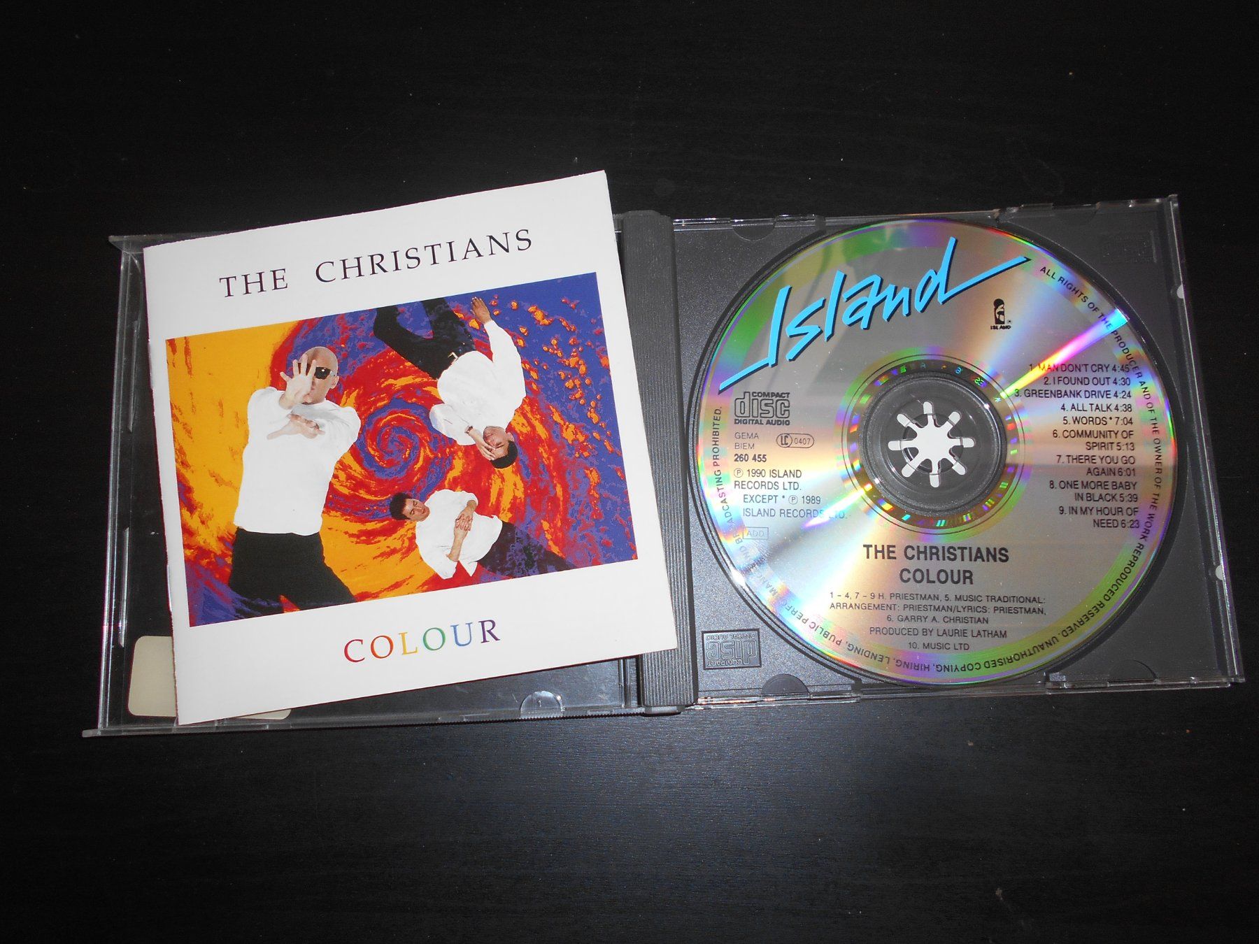 CD: The Christians – Colour / 1990 – Usato da Aarberg venduto da witchhunter01