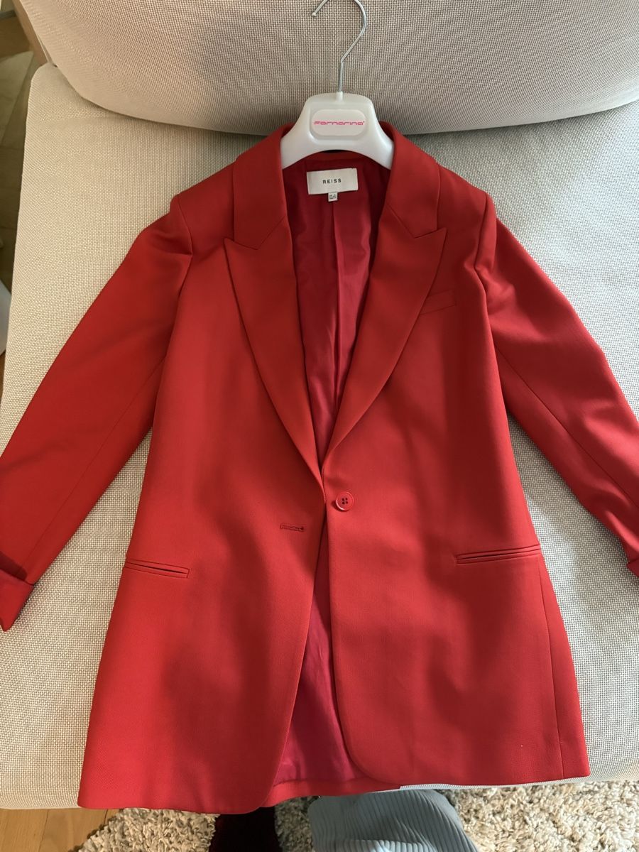 Giacche: Reiss Red Blazer, UK 6, EU 34, US 2 – Nuovo (secondo la descrizione) da Zürich venduto da zba_7pzv