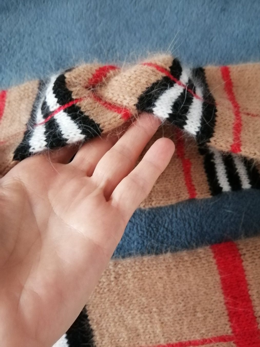 Foulard & Sciarpe: Schal, Dreieckstuch Angora Handgestrickt Sciarpa – Nuovo e nell'imballaggio originale da Buchrain venduto da nat_pl5p 6
