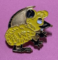 Gelbe Maus Anstecknadel Pin Vintage Sammlerstück