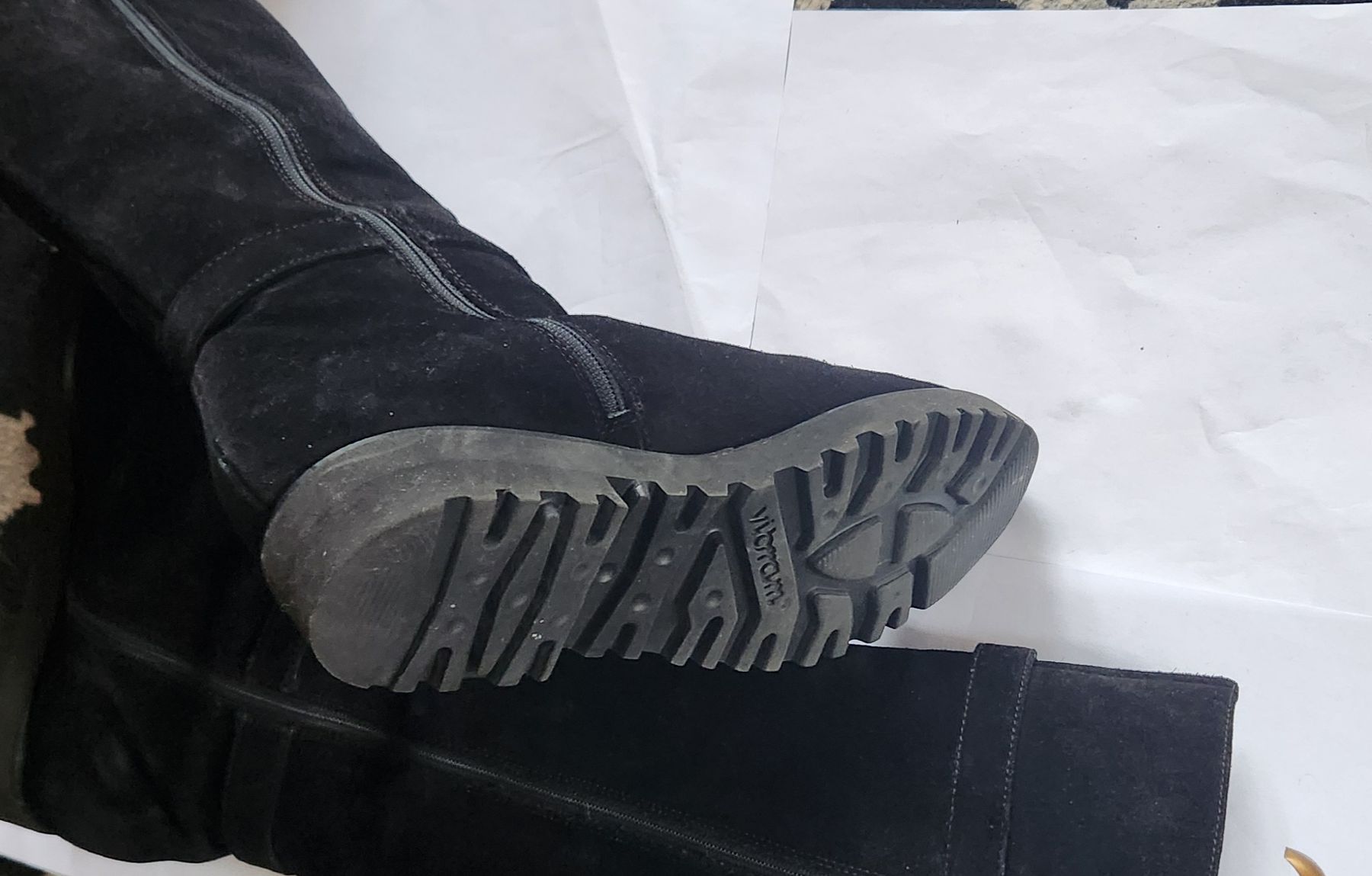Scarpe da donna: Bottes Cenedella daim noir taille 39.5 – Usato da Niedergösgen venduto da Eva2410 5