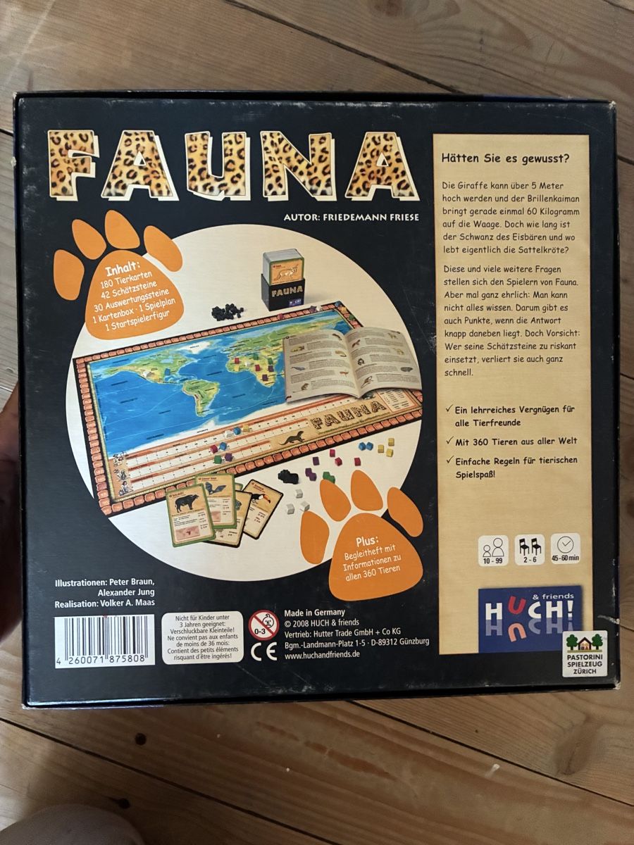 Giochi: Fauna – Usato da zürich venduto da lifi0406 1