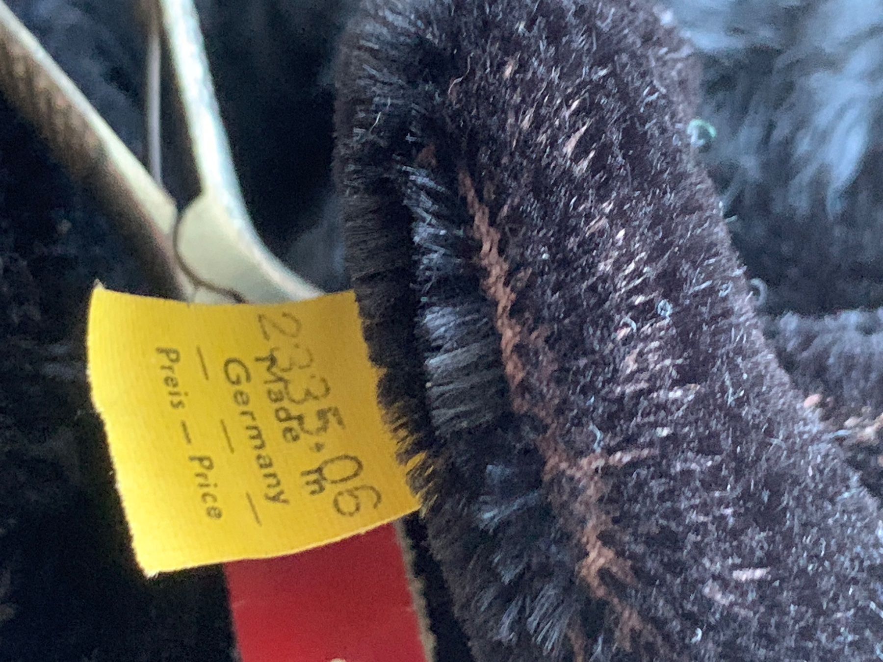 Steiff Giocattoli: Vintage Stofftier schwarzer Pudel Snoby von Steiff – Usato da Richterswil venduto da Moii89 1