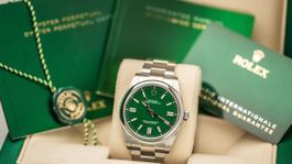 *Rolex Oyster Perpetual 41 - Grün - Ungetragen*