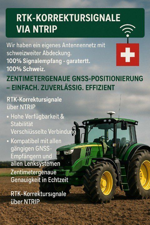 Radiocomunicazione: RTK Korrektursignal ab Schweizer Netz Jahreslizenz – Nuovo (secondo la descrizione) da Buchs ZH venduto da lukas_6708