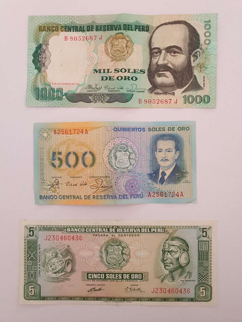 Banconote: Banknoten aus Peru – Usato da Pravidondaz venduto da LVtik 1