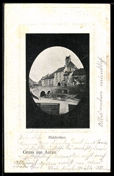 Cartes postales: AK Aarau, Halderthor – D'occasion à Berlin par bartko-reher