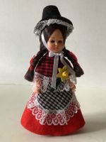Vintage Walisisch (Wales UK) Ethnische Tracht Souvenir Puppe