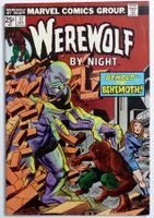 WEREWOLF BY NIGHT #17 VS THE BEHEMOTH MARVEL 1974
