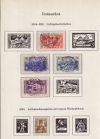 1914-1931 Freimarken Gebirgslandschaften