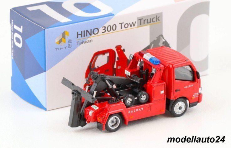 Modellini d'auto: Hino 300 Abschleppwagen  / Tiny 1:64 – Nuovo e nell'imballaggio originale da Seuzach venduto da Modellauto24 1