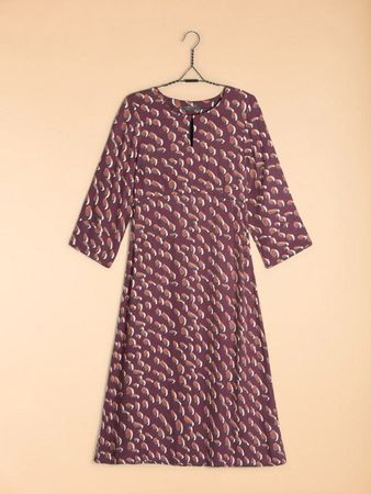 Nile Kleid mit Schlüsselloch-Ausschnitt