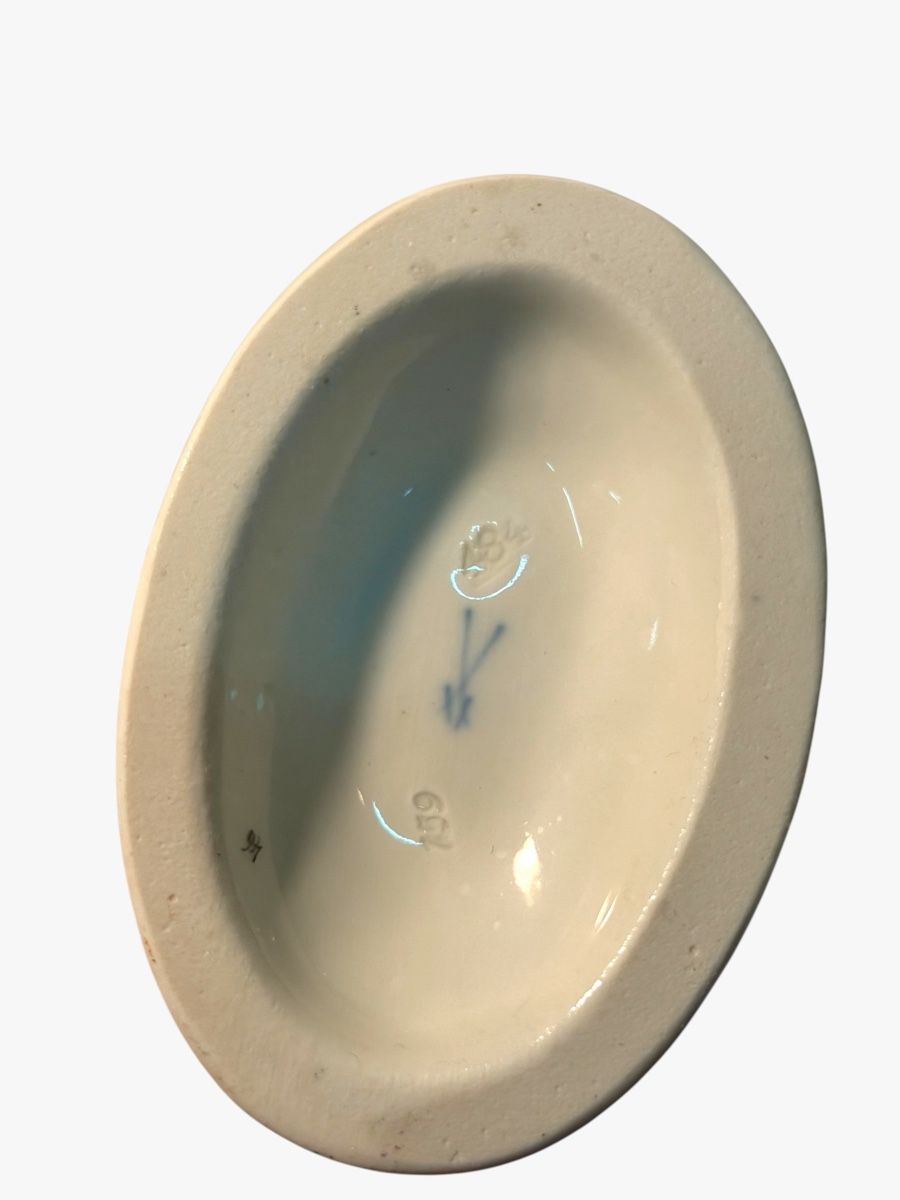 Vasi & Recipienti: Meissen Hand-Painted Floral Cornucopia Vase – Usato da Lausanne venduto da artnouveau04 4