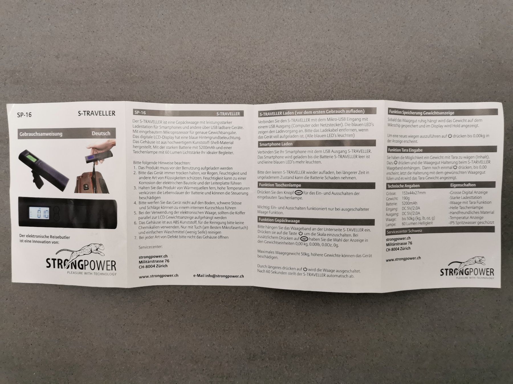 Altre valigie & borse da viaggio: Gepäckwaage – Nuovo e nell'imballaggio originale da Zürich venduto da Bluemex 4