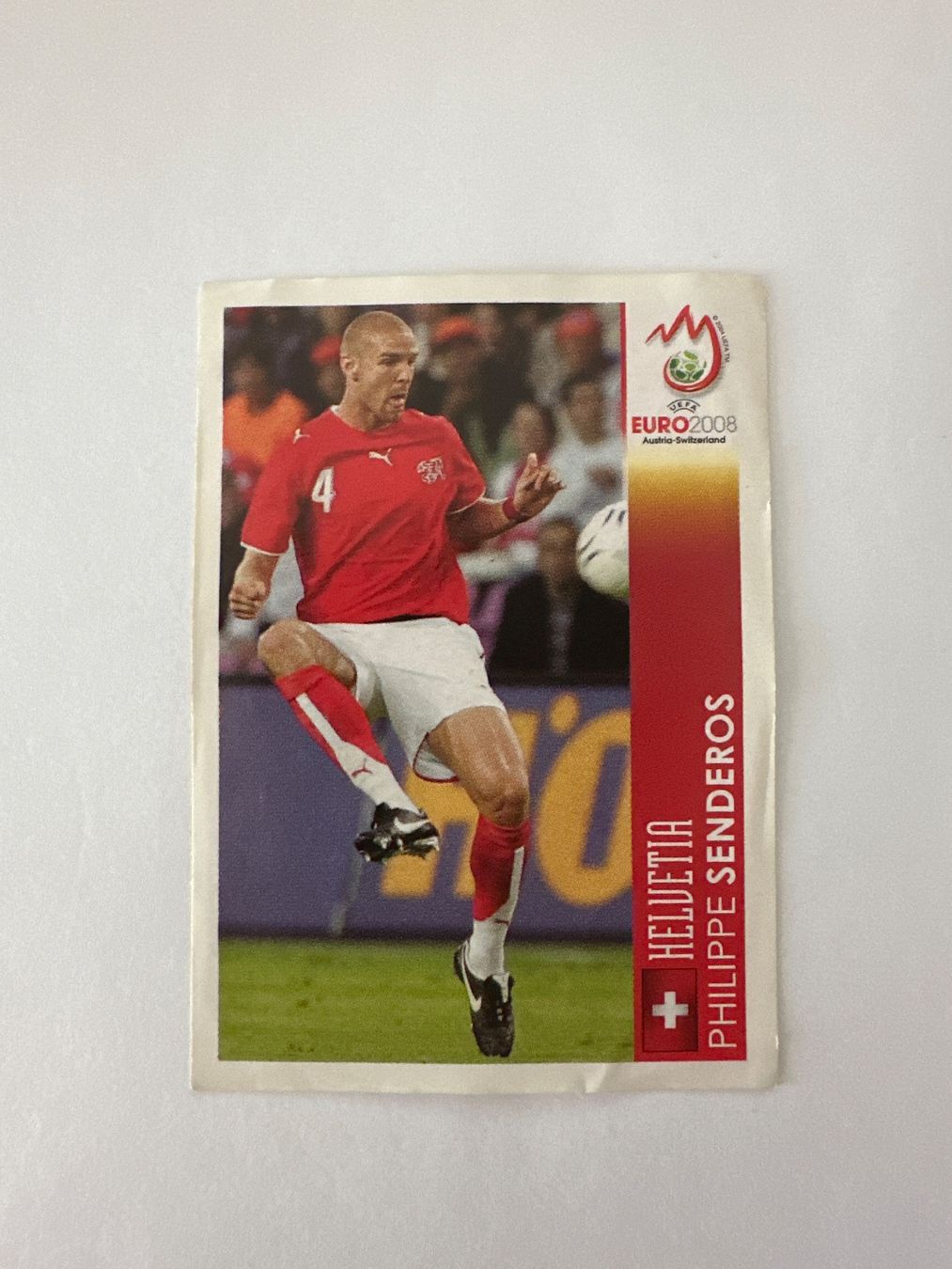 Panini Sammelbilder & Trading cards: Panini UEFA EM 2008 Sticker - P18 Philippe Senderos – Gebraucht aus Sulz AG von DealWerk