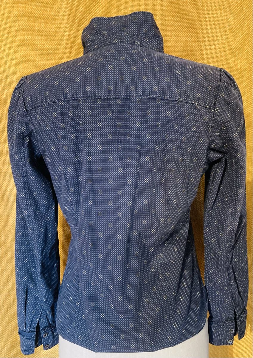 Camicette: Chemisier bleu à plastron – Usato da Ardon venduto da hel_2sxp 3