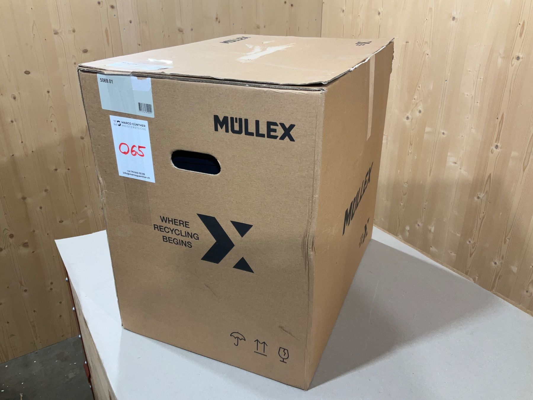 Müllex Abfalleimer: 065 Müllex Abfallsystem BOXX 55/60-R Bio – Neu (gemäss Beschreibung) aus Derendingen von Meisterstuecke 8