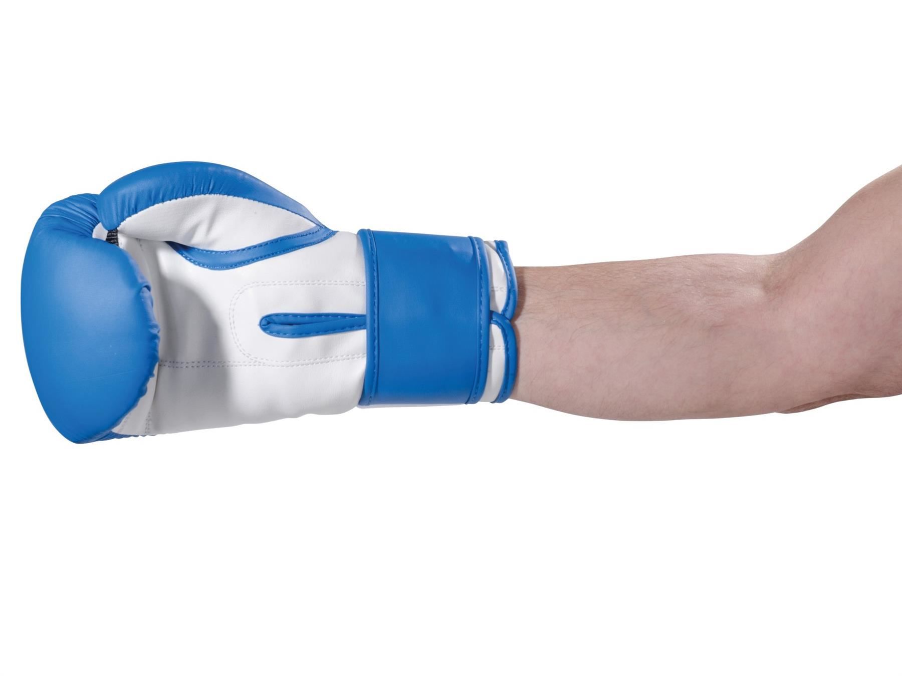 Guanti & manicotti: Fitness-Boxhandschuh Weiss/Blau – Nuovo e nell'imballaggio originale da Schliern b. Köniz venduto da TITANSport 4