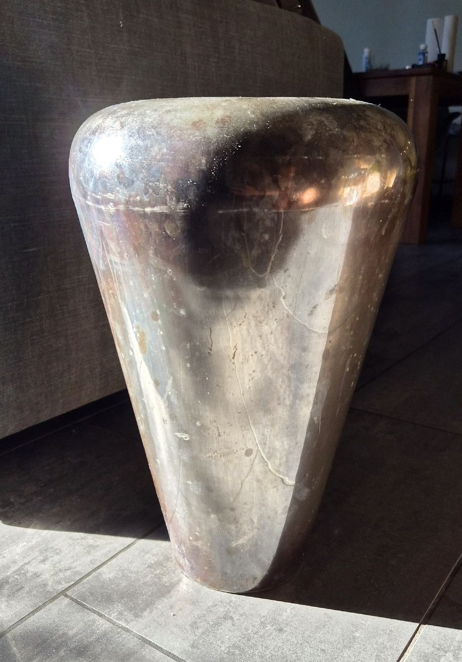 Vasi & Recipienti: Metallige Vase versilbert – Usato da Buchrain venduto da Foxy211 3