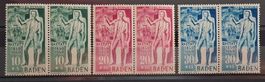 Französische Zone Baden Mi-N .50-52 Postfrisch Paare 90 Fr