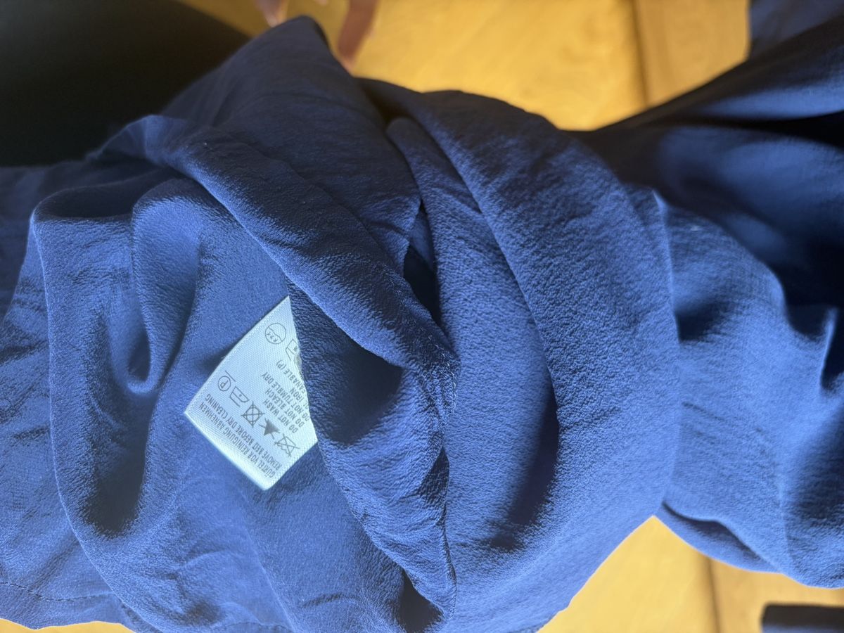 Escada Vestiti: Seidenkleid Escada blau – Usato da Basel venduto da ew1_rp7f 5