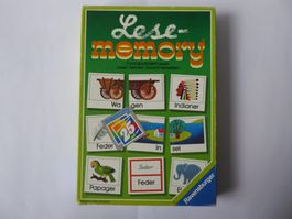 Nostalgie Lese Memory Ravensburger 1984, 3 Spielvarianten