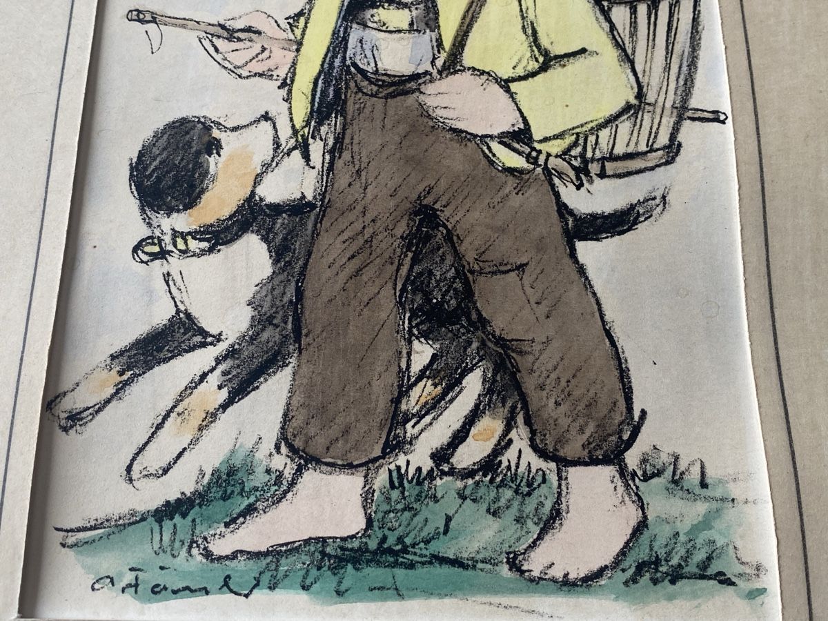 Grafica & Litografie: Adelbert Fässler Appenzell  – Usato da Mosnang venduto da Goldwasser 3