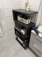Badmöbel Regal, Ablage Regal, Badezimmer Regal, Schwarz
