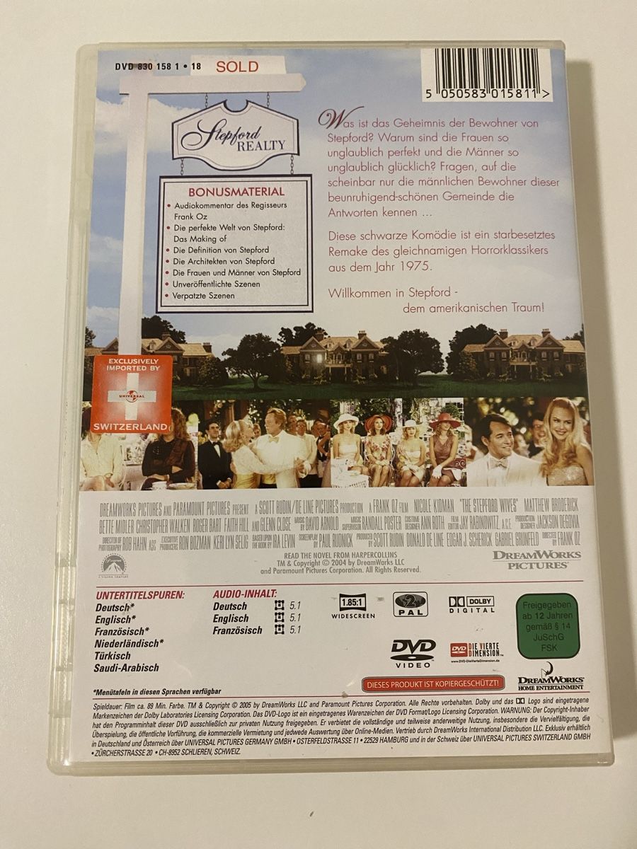Tutti i DVDs: DVD Die Frauen von Stepford – Usato da Oensingen venduto da mig_99db 2