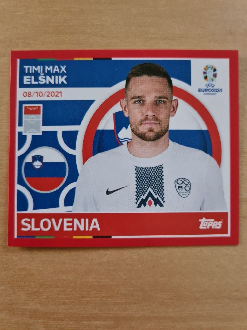 Topps Sammelbilder & Trading cards: Topps EURO 2024 Sticker SVN 21 – Gebraucht aus Oberwil BL von Spieltopia