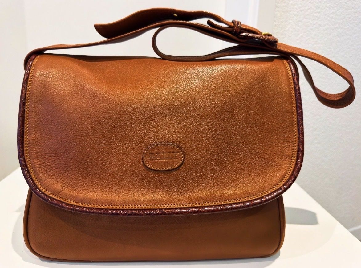 Bally Borse da donna: Bally Vintage Ledertasche, Camel – Nuovo (secondo la descrizione) da Horgen venduto da Ed0 5