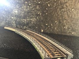 MODELL MÄRKLIN BRÜCKE MIT GELEISE H0