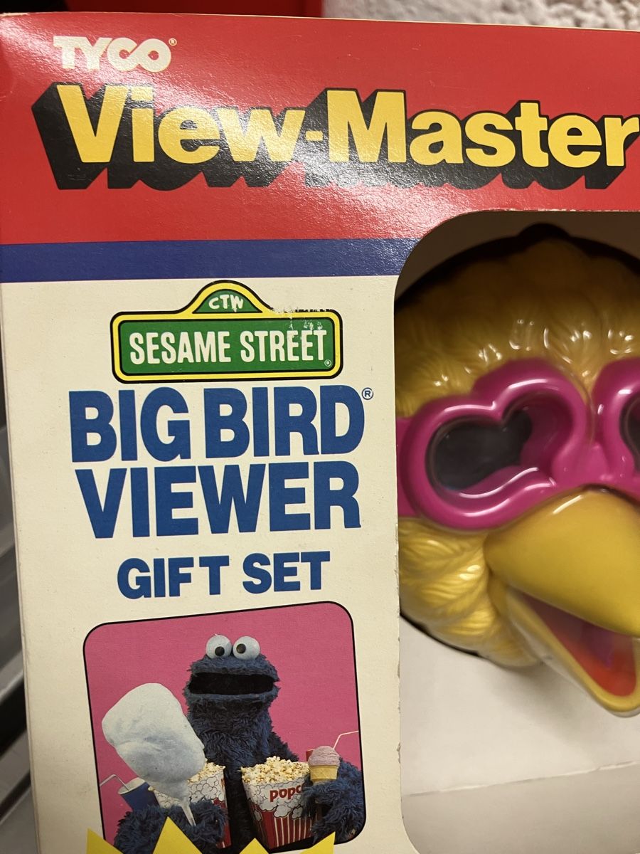 View-master Giocattoli: Stereo Viewmaster Sesame Street Viewer set 1990 – Nuovo (secondo la descrizione) da Zürich venduto da Classic_Collection_Zurich 1