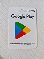 Google Play Guthabenkarte 10 CHF