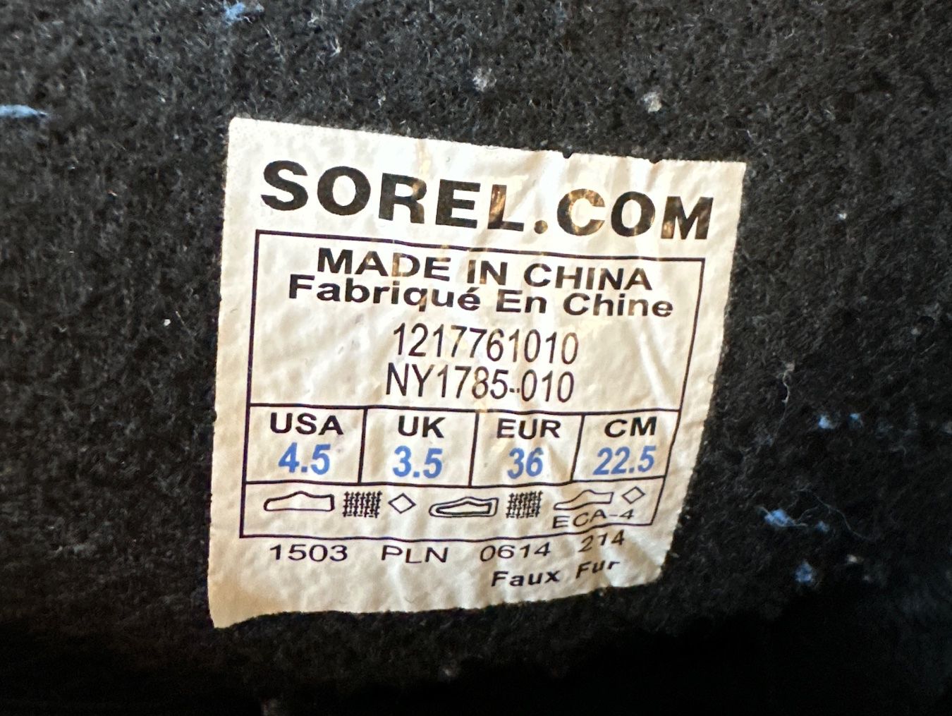 Sorel Scarpe per ragazzi: Sorel Winterstiefel, Gr. 36, Schwarz – Usato da Kallnach venduto da Thetrader 5