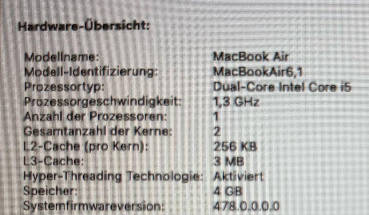 Apple Notebook: Apple MacBook Air 11" Mitte 2013, i5, 4GB RAM – Usato da Luzern venduto da guisch 6